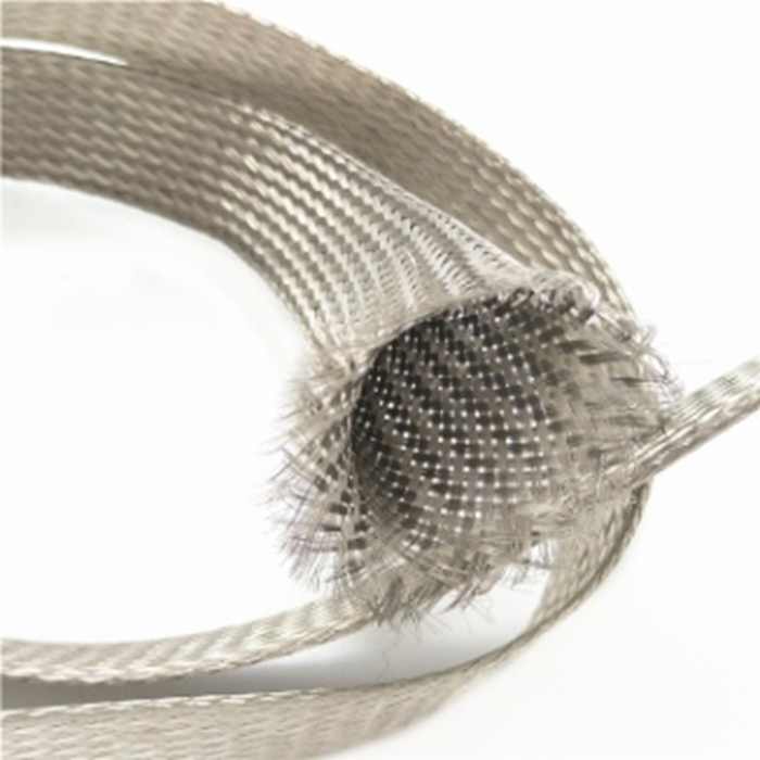 Baishili shielding woven mesh tube, metal braided sleeve wire, high-temperature resistant shielding mesh tube