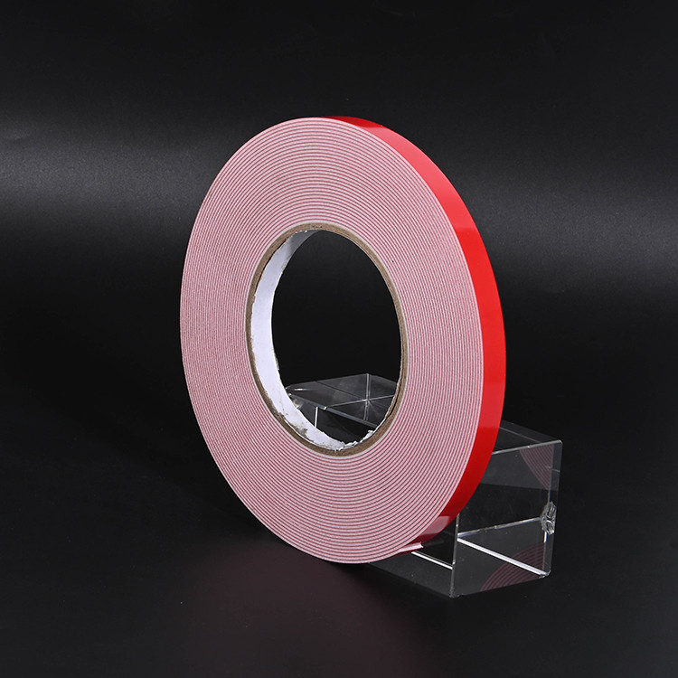 Wholesale of red film white EVA foam double-sided tape, high viscosity shock absorption PE double-sided tape