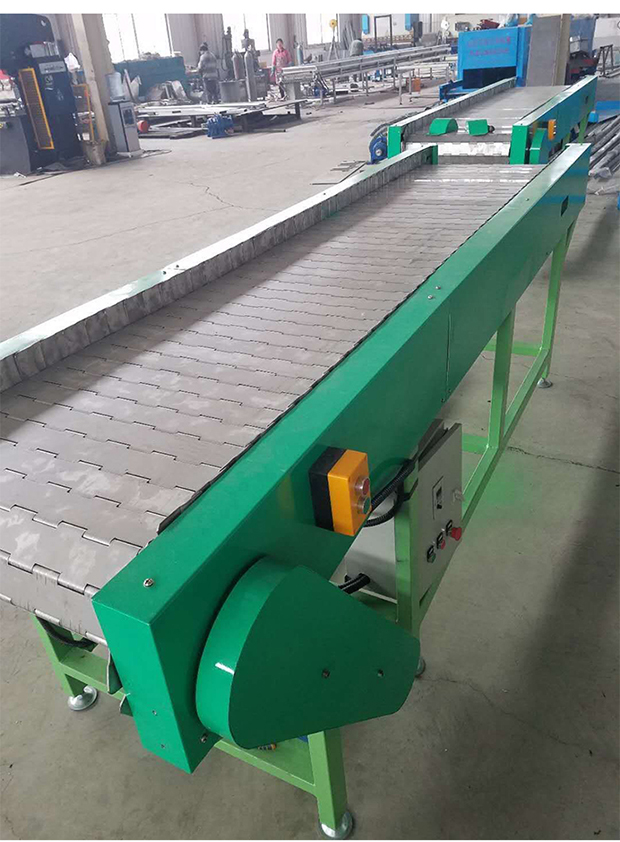 Dahua stainless steel chain plate conveyor, fruit and vegetable cleaning, corrosion-resistant conveyor belt, food express sorting assembly line