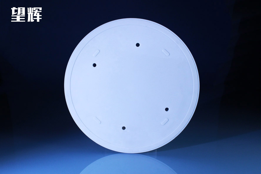 Customizable aluminum nitride ceramic parts ALN6 inch wafer tray insulation, environmental protection, and high temperature resistance