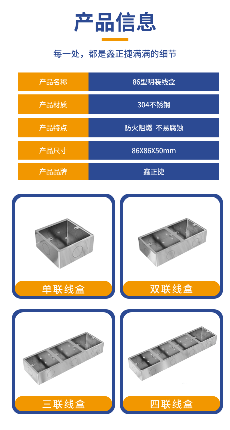 Xinzhengjie stainless steel cup comb 304 lock nut inner wire box connected to lock buckle wire pipe fittings