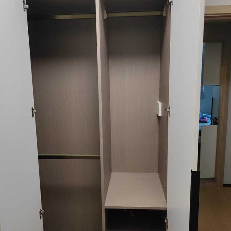 Customized wardrobe for the entire house, solid wood bedroom, wardrobe, new Chinese style, labor and material contracting, Changyu Building v009