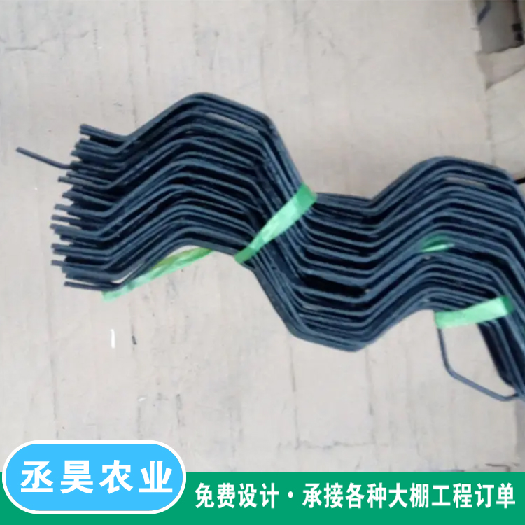 Greenhouse clip spring, steel wire dipped plastic pressure film spring, high strength clip film, reusable. Chenghao Greenhouse accessories have good quality