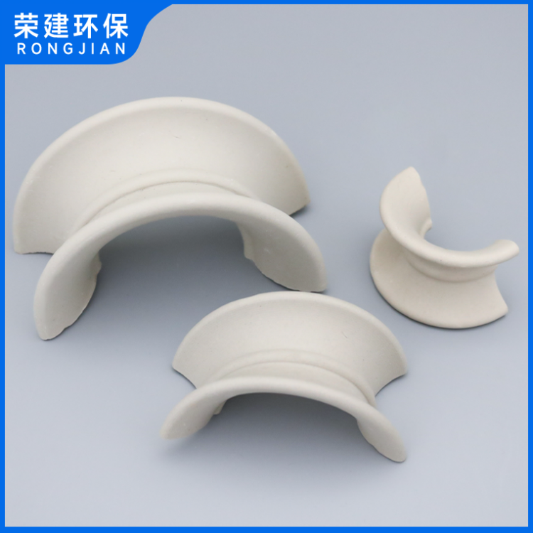 陶瓷矩鞍环散堆填料 多规格可定制 冷却塔 鞍形环传质效率高 - 百度爱采购
