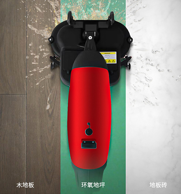 Dingjie Shengshi Hand Pushed Floor Scrubber Hotel Electric Floor Scrubber Small Floor Scrubber Indoor Floor Scrubber DJ450