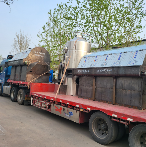 Jintianda 1 ton fully enclosed refining equipment boiler plate material - high oil yield