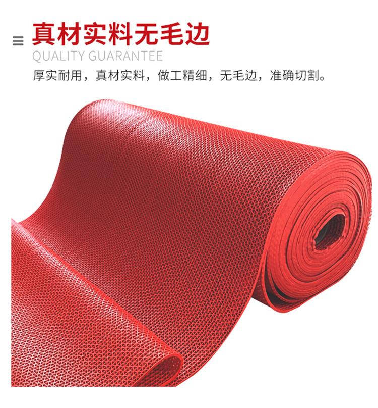 Whole roll anti slip mat, bathroom floor mat, balcony, kitchen floor mat, plastic household hollowed out carpet